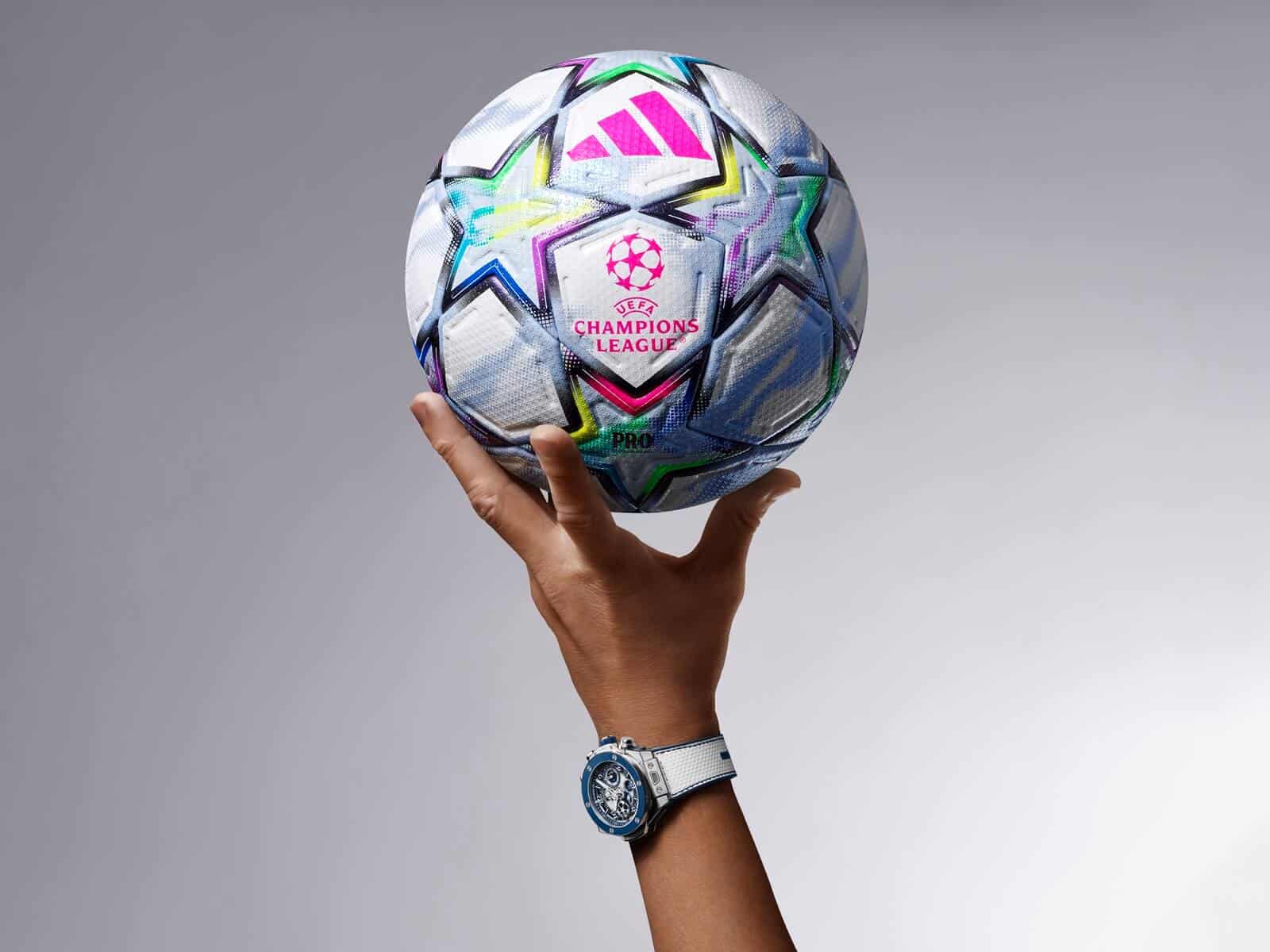 Hublot Kicks Off the Champions League Season With a Blue Ceramic Big Bang