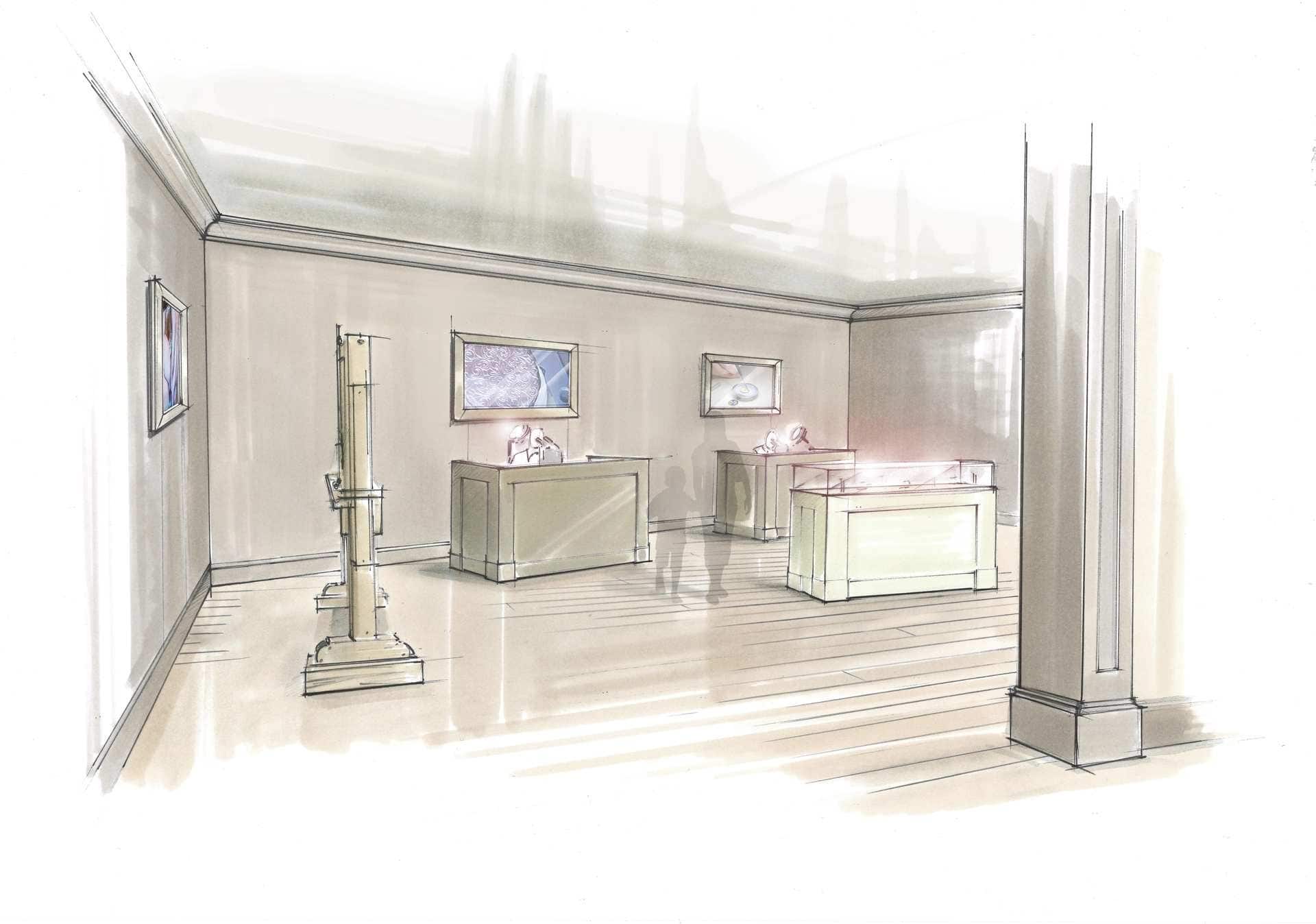 Patek Philippe Rare Handcrafts room Milan 2026 rendering