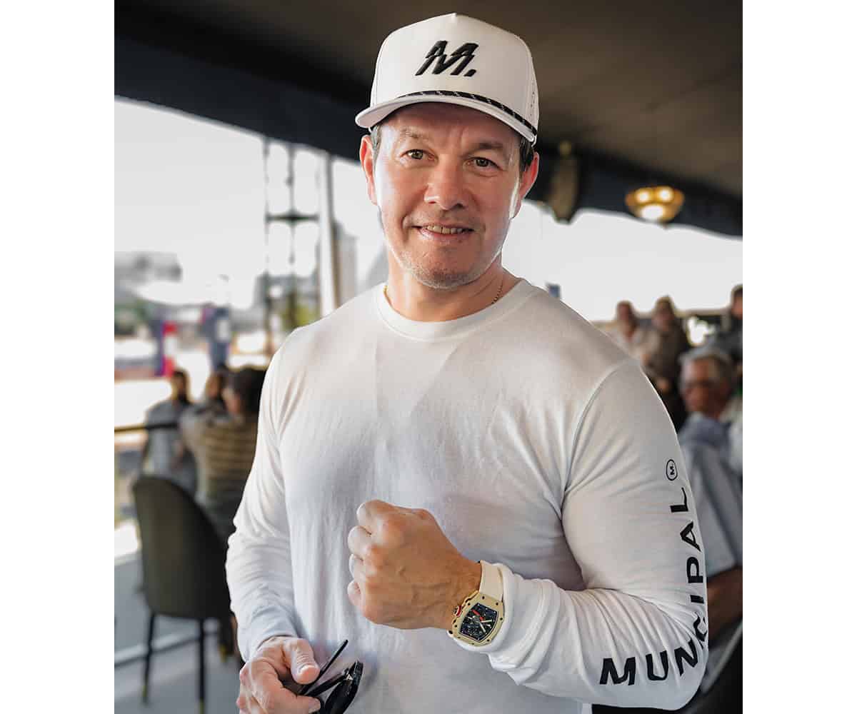 Mark Wahlberg Wears a Richard Mille RM 67-02 at GCAT Las Vegas