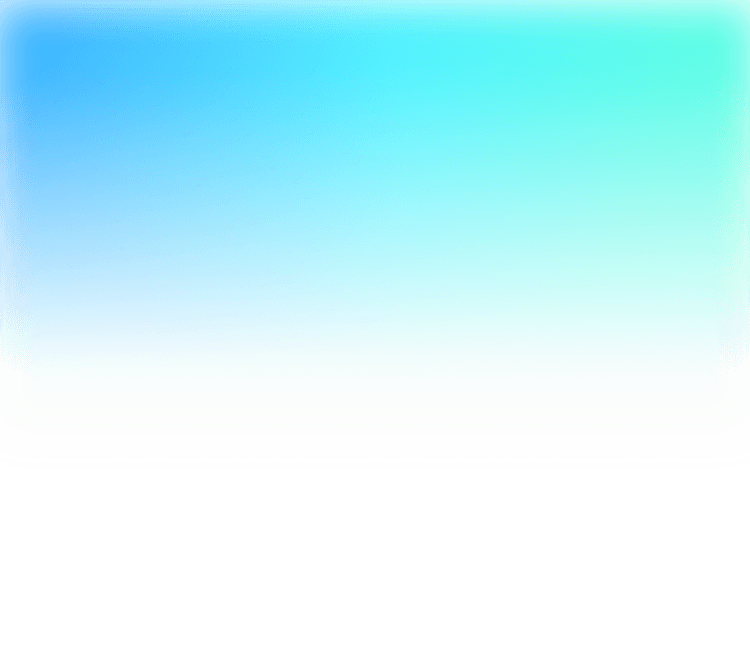 a background gradient of blues and aquas