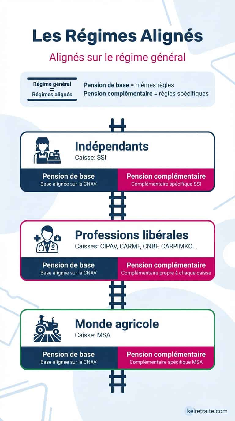 Les régimes alignés