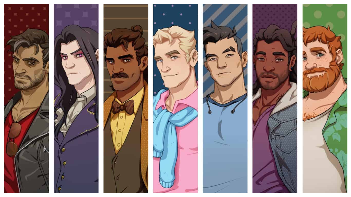 Dream Daddy characters. Image: © GameGrumps