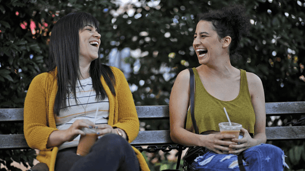 Broad City stars Abbi Jacobson (left) and Ilana Glazer (right)