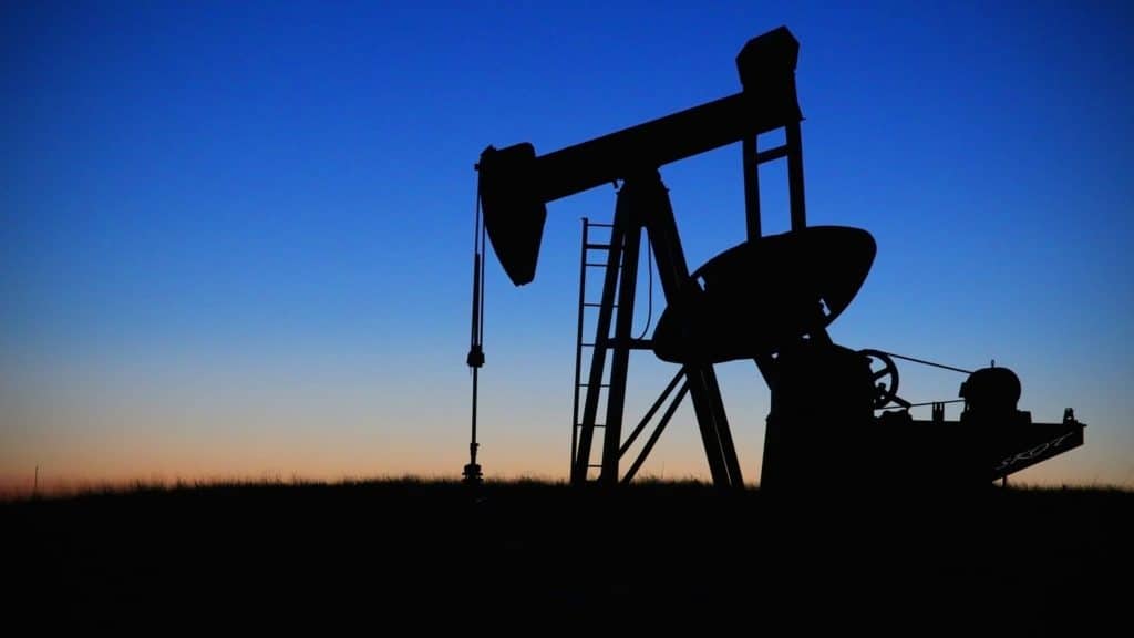 Oil and gas extraction equipment operating with heavy-duty industrial bearings.