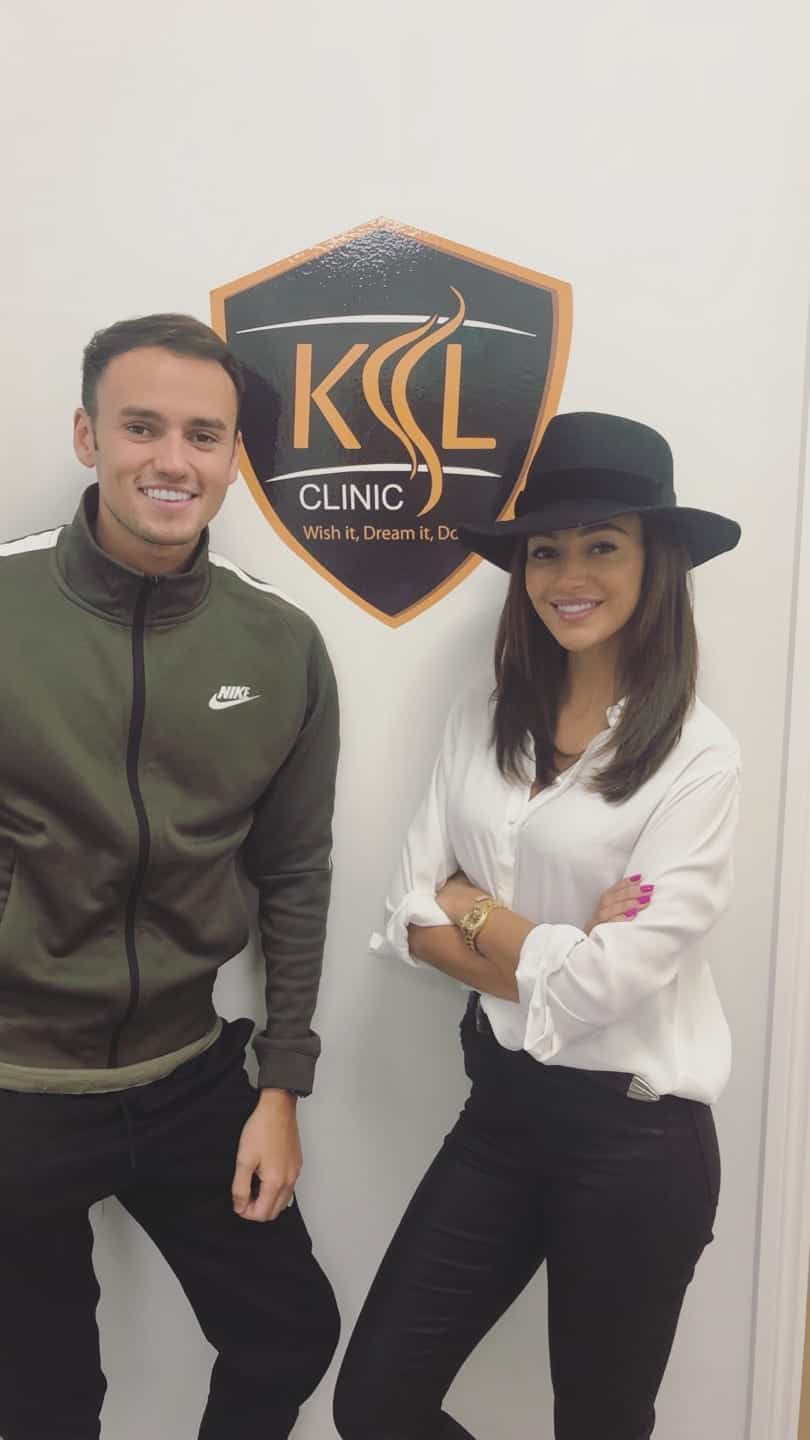 Michelle and Andrew Keegan visit Manchester KSL Clinic