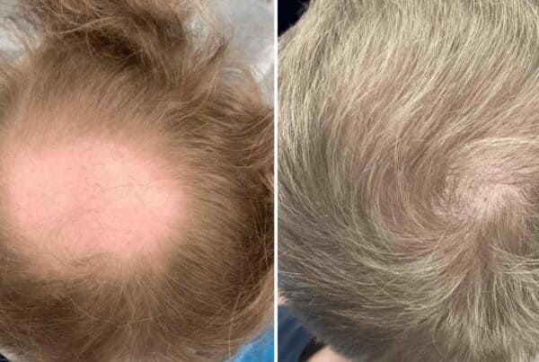 fixing a bald spot on crown