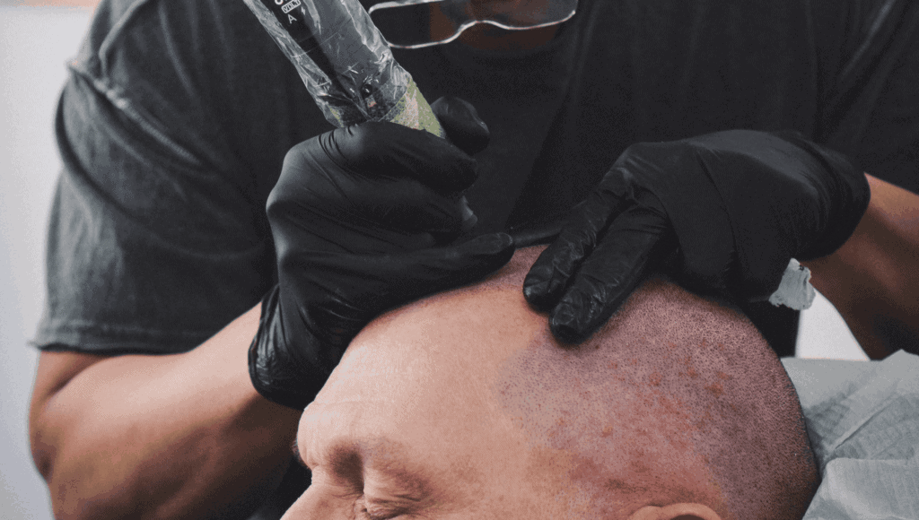 scalp micropigmentation vs hair transplants