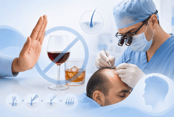 alcohol after hair transplants