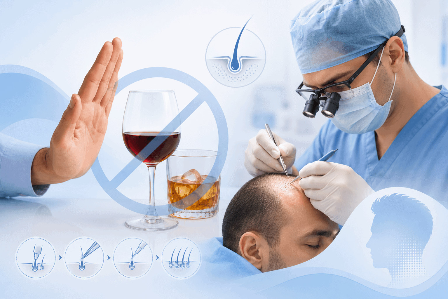 Alcohol After a Hair Transplant: When Can You Drink Again?