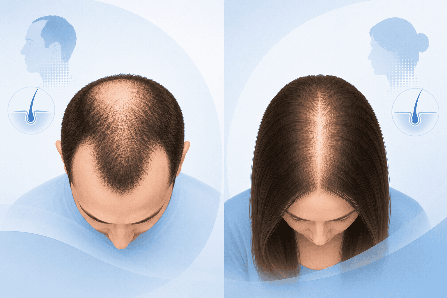 What is Androgenetic Alopecia? (Male and Female) – Definitions and Cures