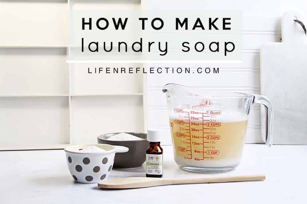 Homemade Liquid Laundry Soap Ingredients without borax