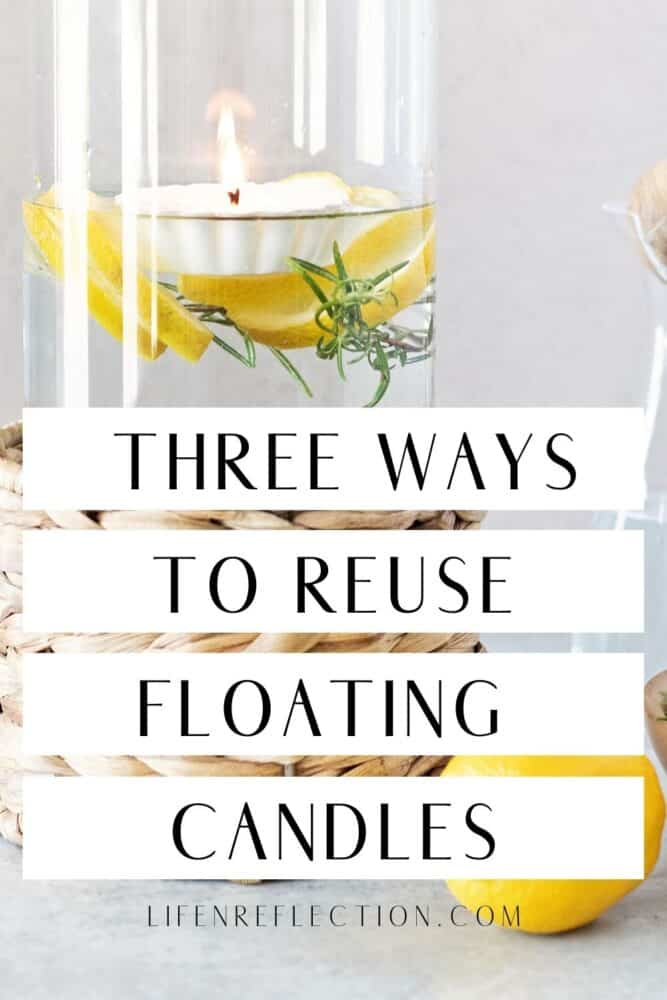 Don’t toss your floating candles, here are three ways to reuse them!