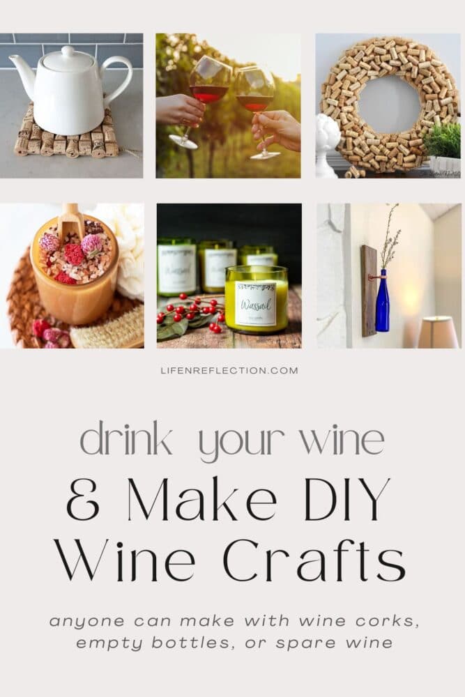 Pump up the music, roll up your sleeves and get ready to get in the upcycle mood with these easy to make wine craft and wine bottle DIYs!