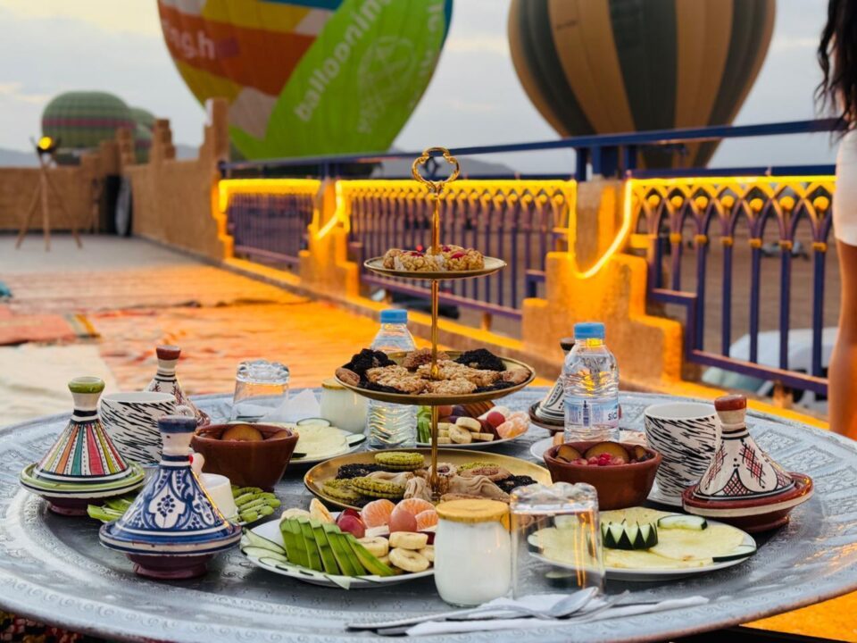 hot air balloon ride marrakech landing