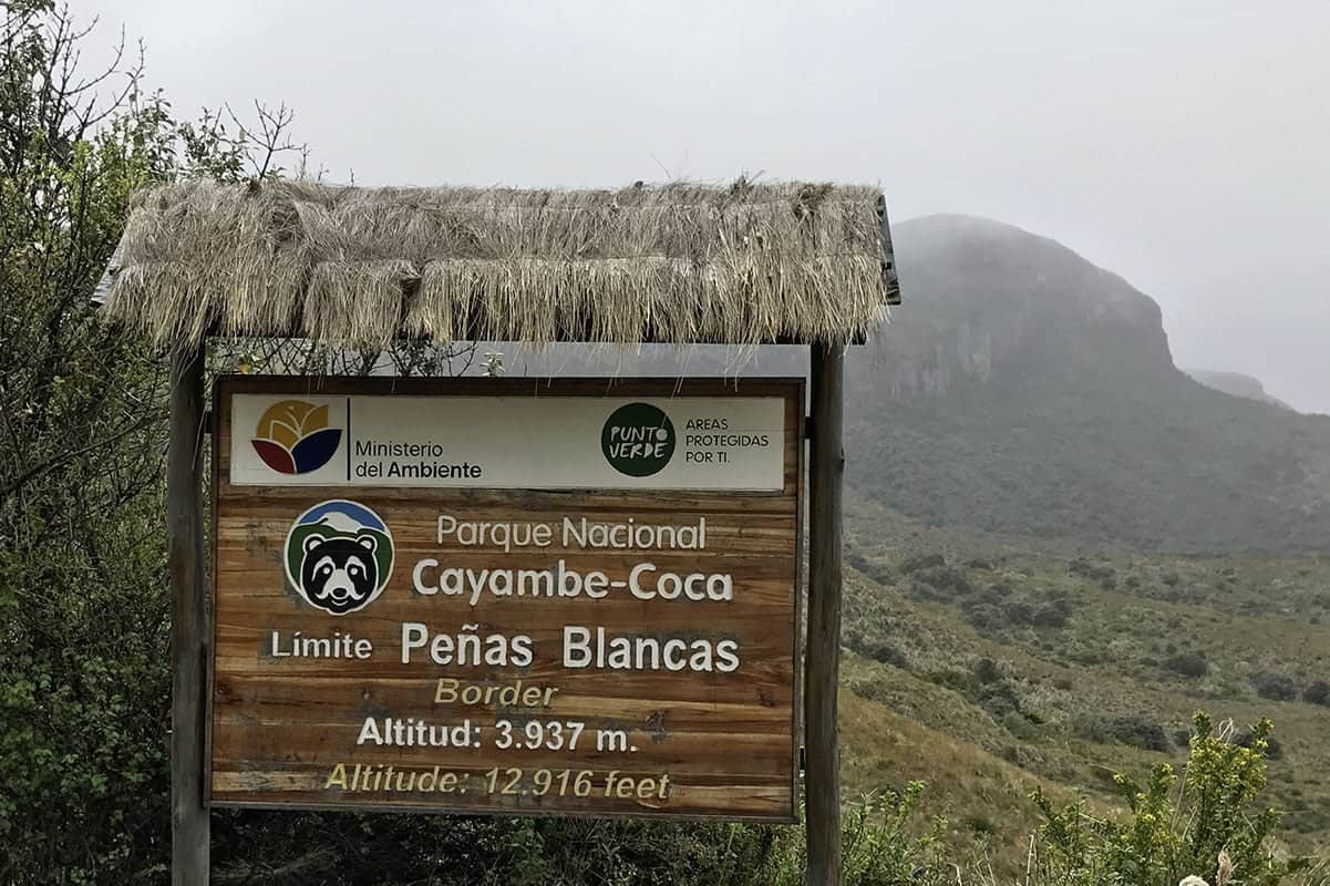 Cayambe Coca Parco Nazionale Ecuador