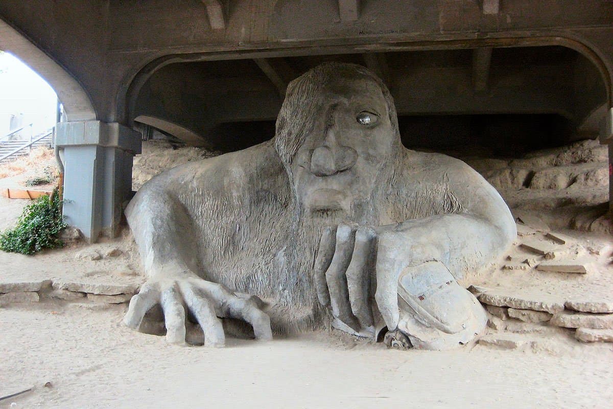 Il Fremont Troll A Seattle