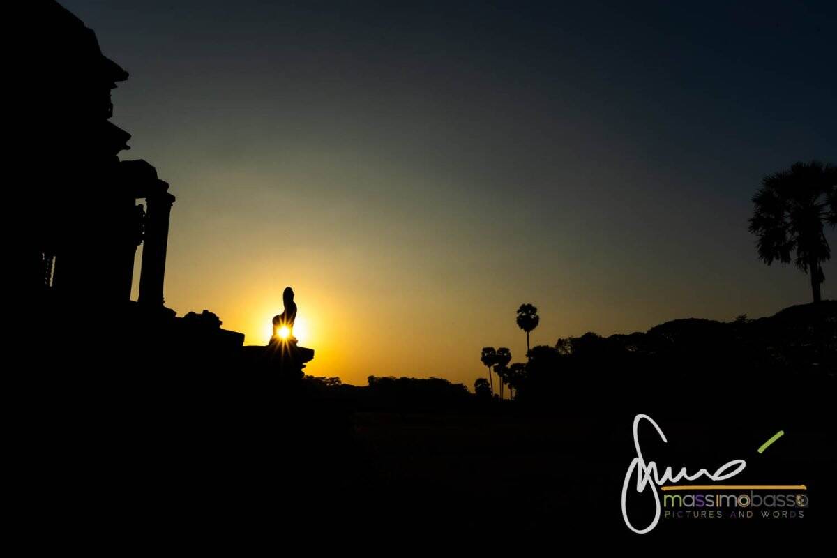 Angkor Wat: Il Leone A Protezione Dal Male