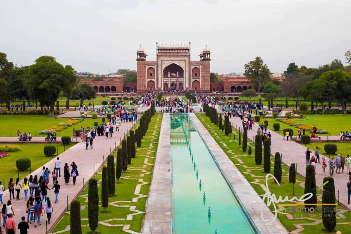 Taj Mahal Patrimonio Unesco Agra India Triangolo D'oro 104