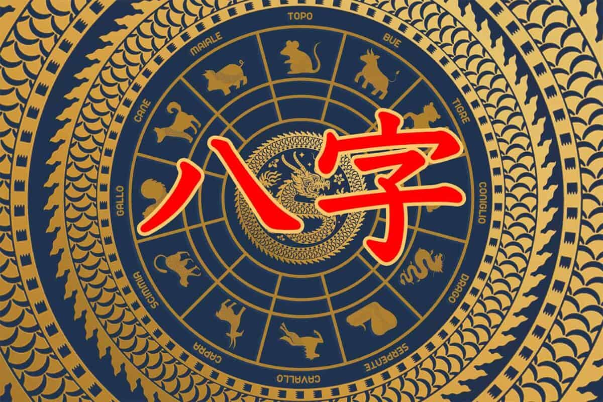 Illustrazione Dell'articolo Che Riguarda Il Bazi Gli Otto Caratteri O Quattro Pilastri Del Destino Della Metafisica Cinese