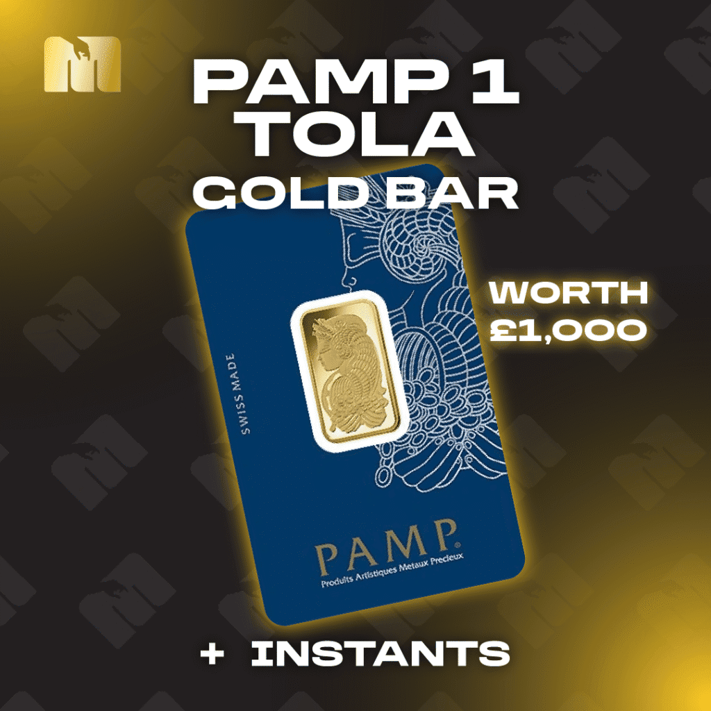 Golden Touch PAMP 1 Tola Gold Bar + 34 Instant Wins #2