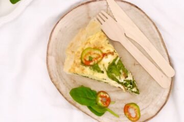une quiche tout en légèreté à la ricotta et pate filo