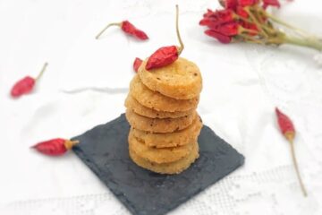 sablés apéritifs parmesan et piment d'Espelette