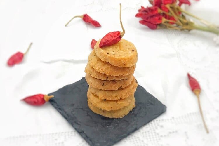 sablés apéritifs parmesan et piment d'Espelette