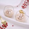 des verrines chic de mousse à la crème de marrons sans oeuf