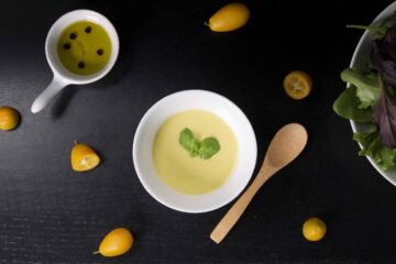 Un bol de sauce kumquats facile, prête à être dégustée !