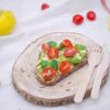 la recette toute simple de la tartine houmous et avocat