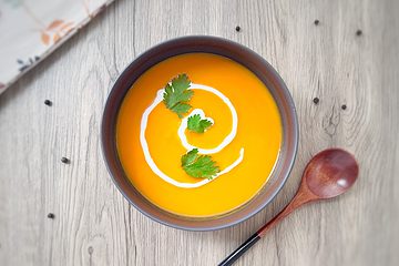 une soupe carottes et gingembre pleine de vitamines