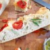 une focaccia tomates sans pétrissage