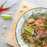 une salade thaïe de pomelo très rafraichissante