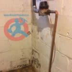 New copper water service s