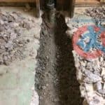 Breaking trench and digging s