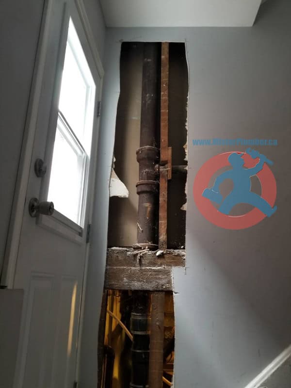old drain stack