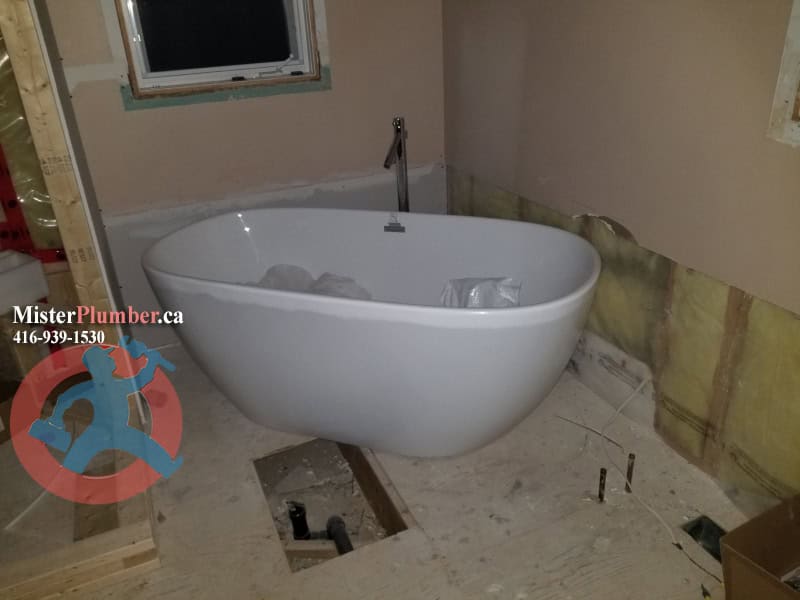 free stand tub and faucet