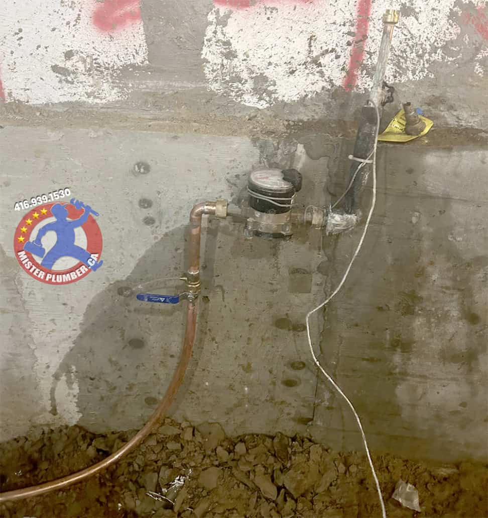 Water service upgrade
