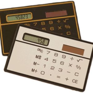 カード型ソーラー電卓