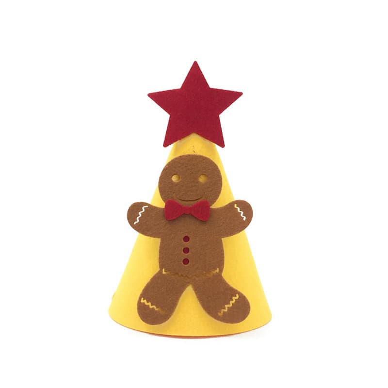立体キャラクター付き三角帽子