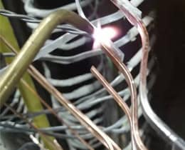 flat copper bar brazing