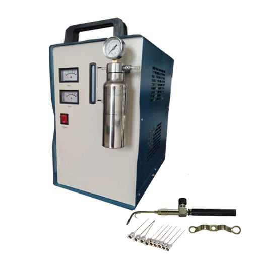 oxyhydrogen flame generator for jewelry