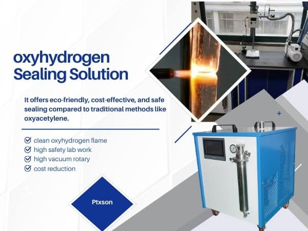 oxyhydrogen quartz glass tube sealing solution