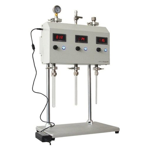 quartz glass tubing machine