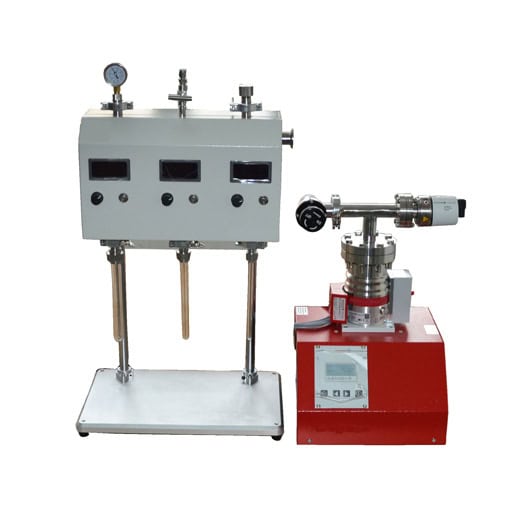 three workstation quartz glass vacuum sealing machine with molecular vacuum pump