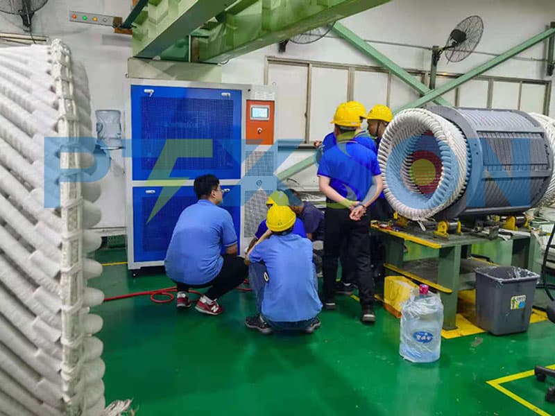 oxyhydrogen flame welding electrical motor windings