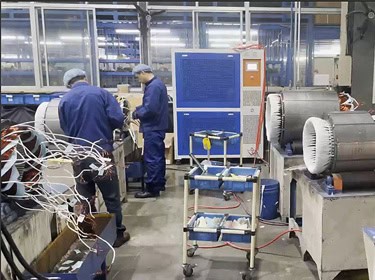 oxyhydrogen welding for motor windings