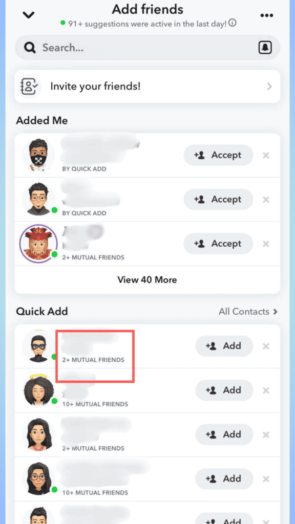 Here's how to see mutual friends on Snapchat - PC Guide