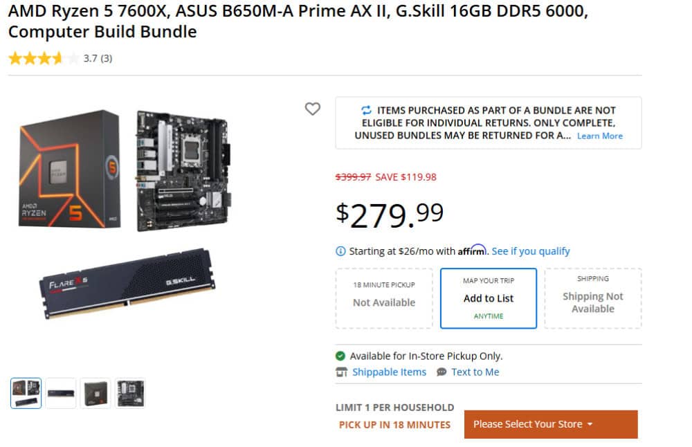Micro Center bundle offers exceptional price for budget AM5 build at ...