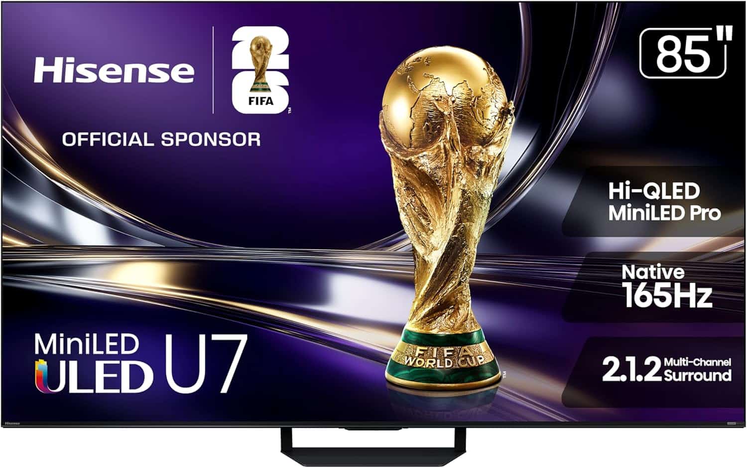 Over $1,100 discounted from the price of this 85 inch Hisense premium ...